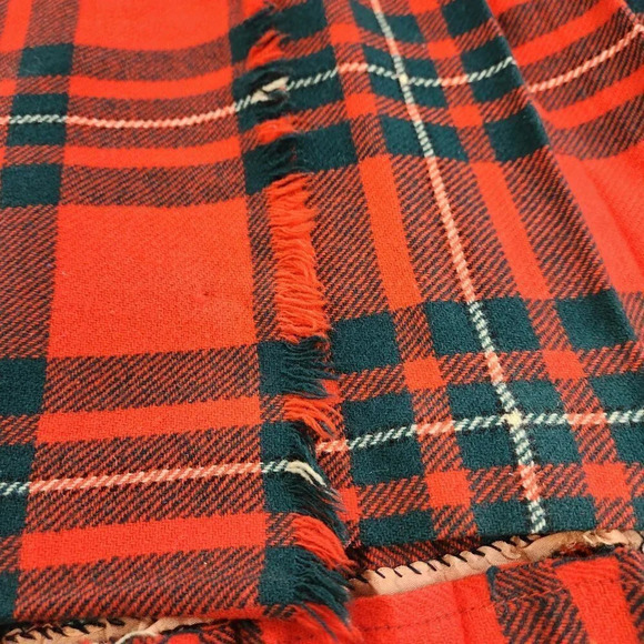 Vintage Girls  Plaid Schoolgirl Skirt Red Teacher's Pet - Picture 2 of 8